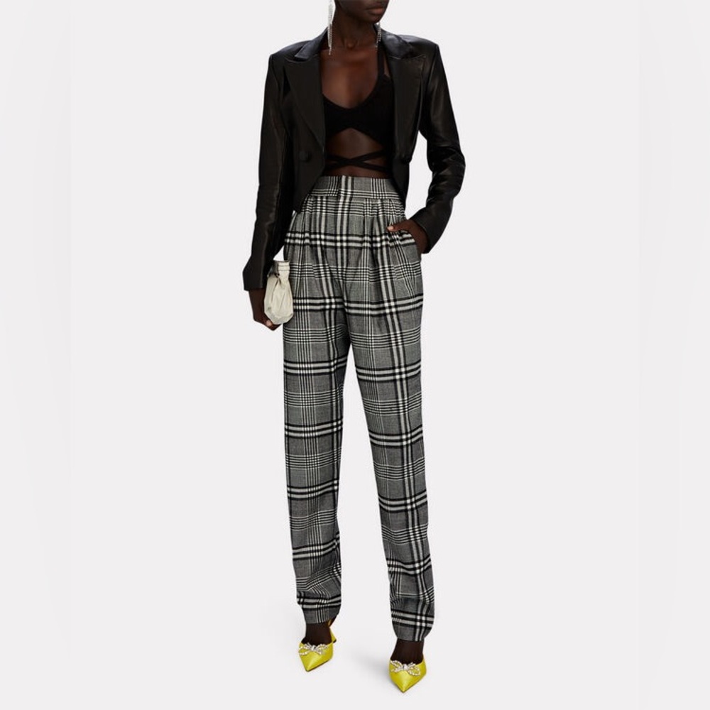 Ronny kobo collection Felix plaid wool pants BNWT